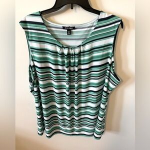 Roz & Ali stripped tank top 3x